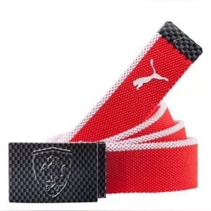 NWT - Puma Ferrari Replica Unisex Webbing Belt